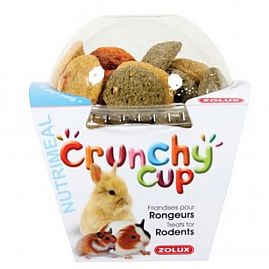 Crunchy Cup Candy Nature-Carotte-Luzerne au rayon Rongeurs et Furets, Alimentation - Friandises et Baguettes