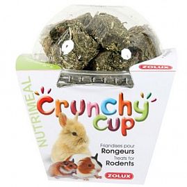 Crunchy Cup Blocs Luzerne & Carotte au rayon Rongeurs et Furets, Alimentation - Friandises et Baguettes