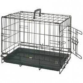 Cage pliante, Deux portes Black Serie au rayon Chats, Transport - Cages Pliantes