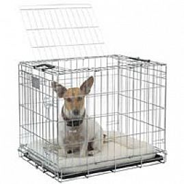 Cages DOG RESIDENCE deux portes  au rayon Chiens, Transport - Cages Pliantes