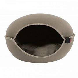 DOME CHAT LOUNA TAUPE au rayon Chiens, Confort - Tipis & Dome